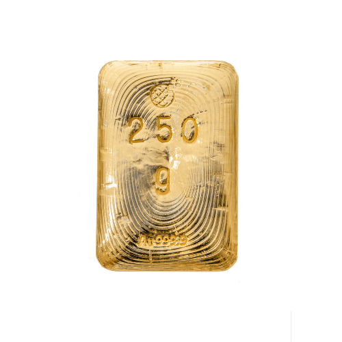 Lingotto Global Oro in oro puro fuso da 200 Grammi